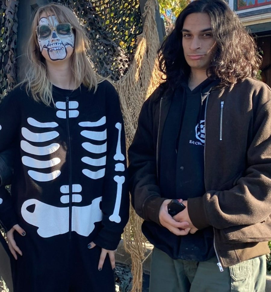 logan, logan's brother norrin, and shamus at fright fest